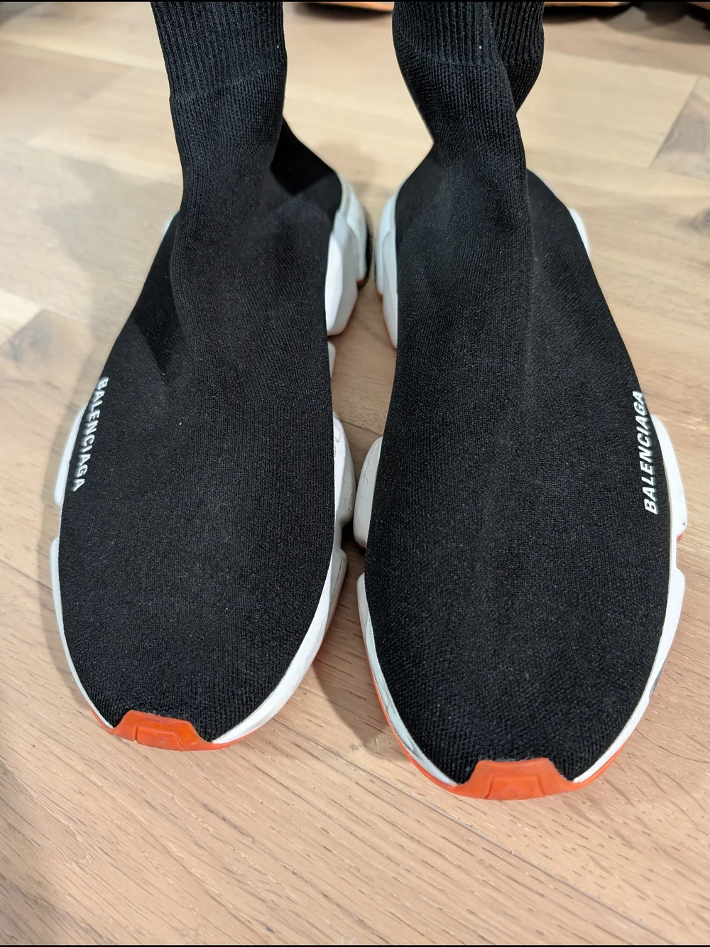 Balenciaga Boots Orange-Soled